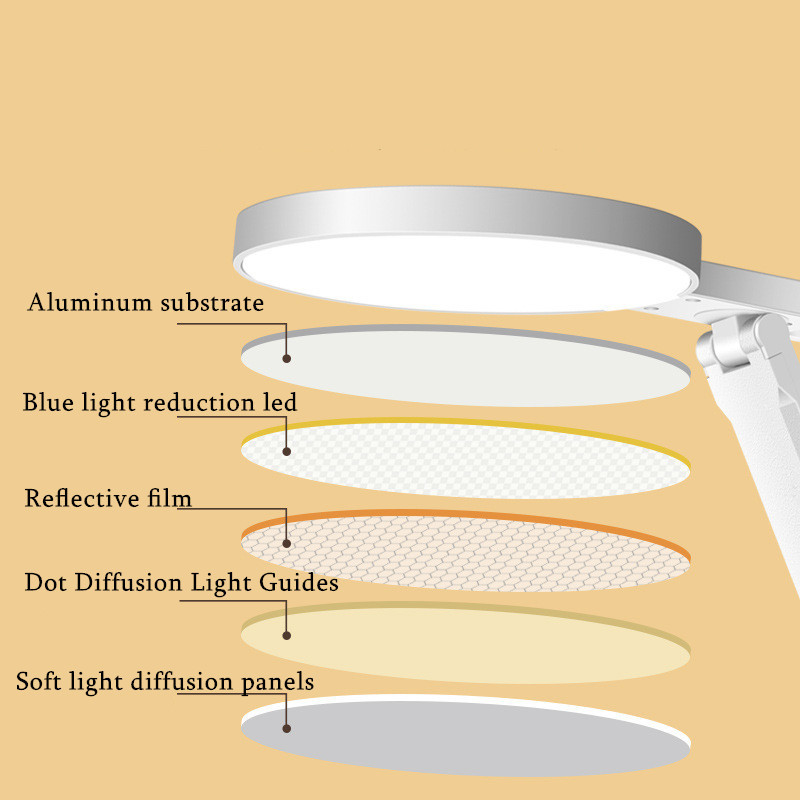 Laste ühiselamu Magamistuba voodi kõrval silmade kaitse LED laualamp Kolledži üliõpilane õppimine laadimine USB laud lugemine öövalgus