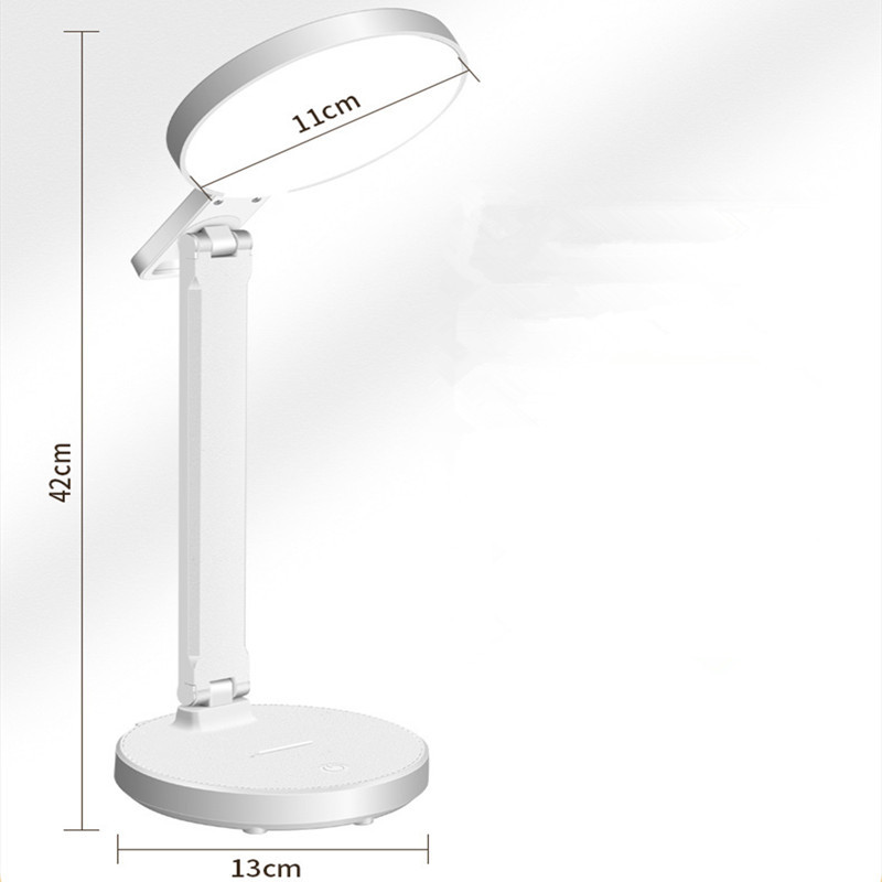 Laste ühiselamu Magamistuba voodi kõrval silmade kaitse LED laualamp Kolledži üliõpilane õppimine laadimine USB laud lugemine öövalgus