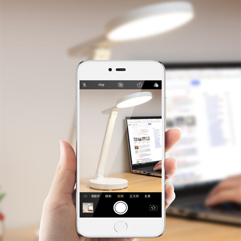 Laste ühiselamu Magamistuba voodi kõrval silmade kaitse LED laualamp Kolledži üliõpilane õppimine laadimine USB laud lugemine öövalgus