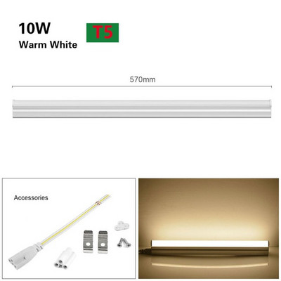 220V 110V LED trubicová žiarovka T5 6W 10W / T8 8W 12W LED žiarovka PVC plastová žiarivka integrované osvetlenie pre domácnosť, kuchyňu, šatník