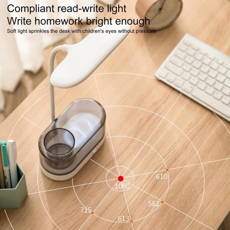 Praktiline laualamp Mittepimestav silmade kaitse Mitu valgustusrežiimi Õpilased Silmi eest hoolitsev LED-lugemislamp