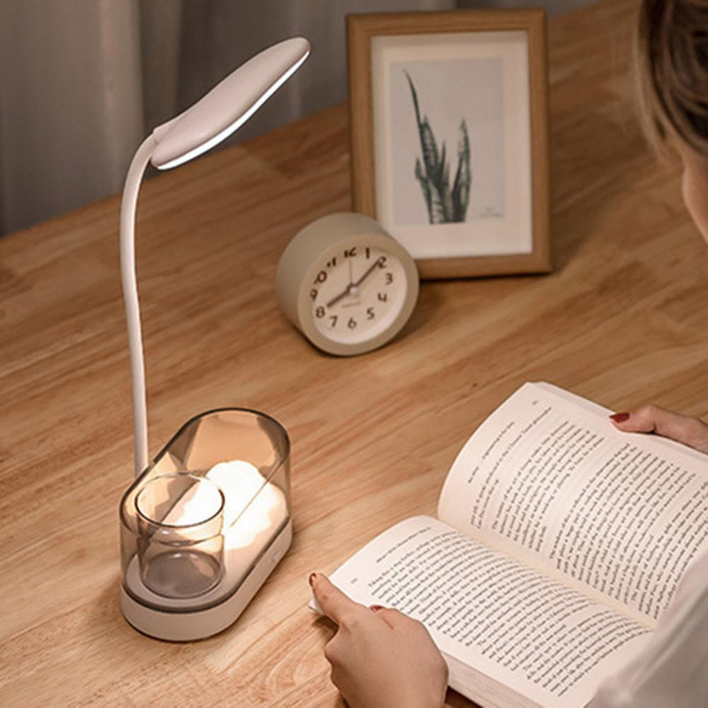 Praktiline laualamp Mittepimestav silmade kaitse Mitu valgustusrežiimi Õpilased Silmi eest hoolitsev LED-lugemislamp