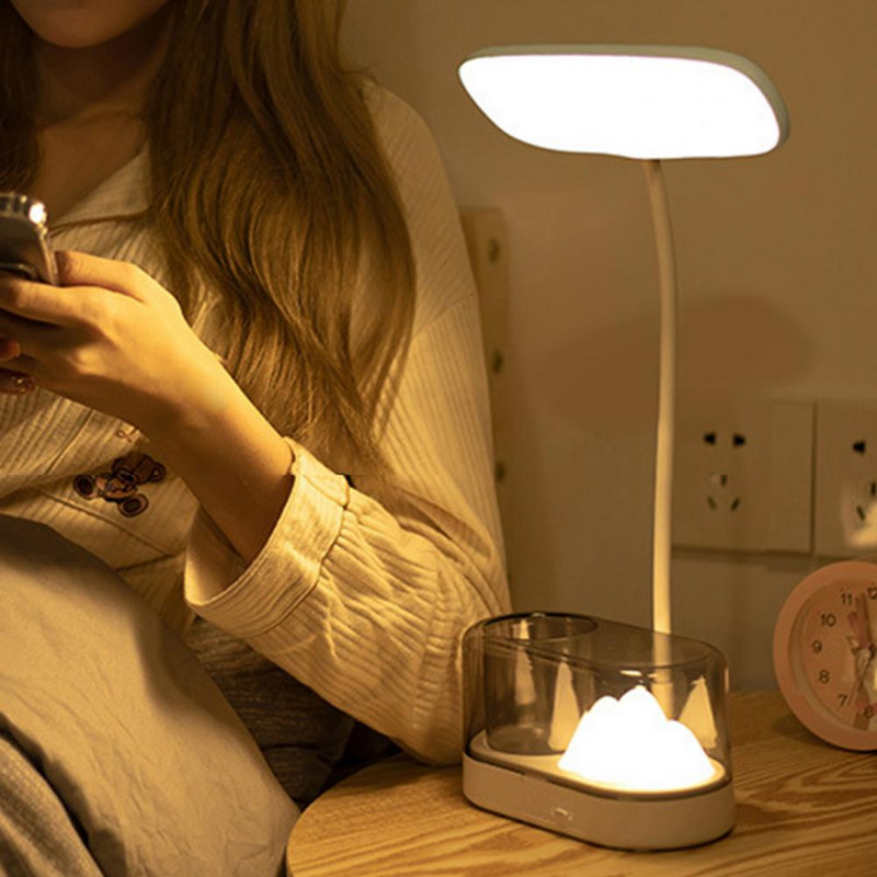 Praktiline laualamp Mittepimestav silmade kaitse Mitu valgustusrežiimi Õpilased Silmi eest hoolitsev LED-lugemislamp