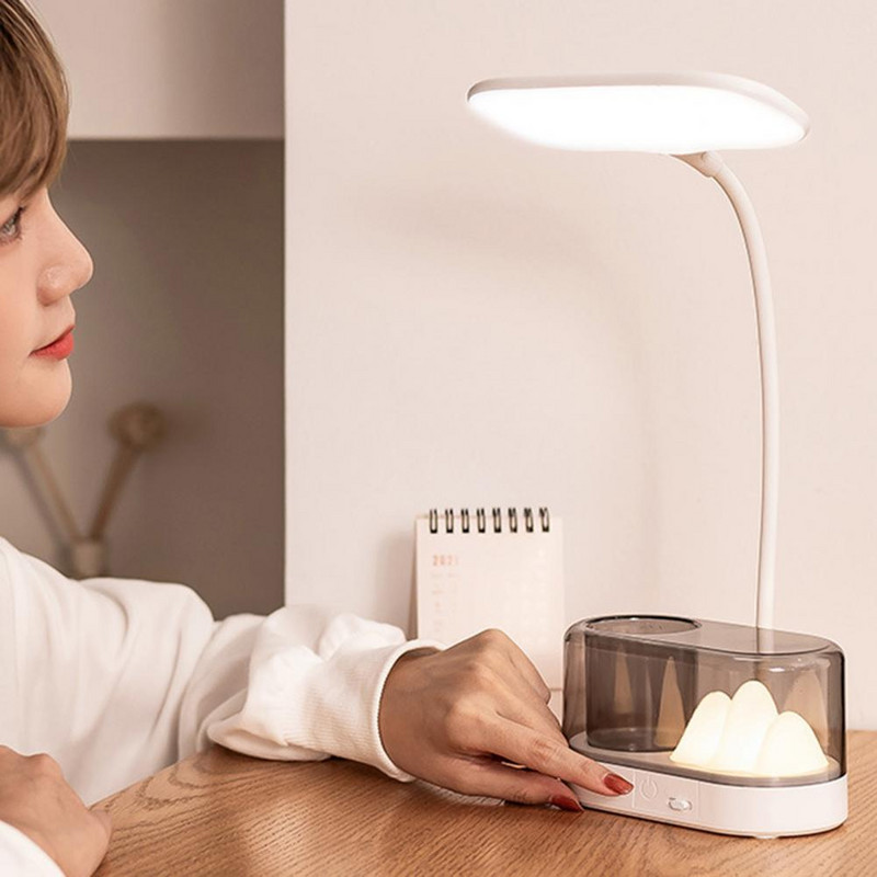 Praktiline laualamp Mittepimestav silmade kaitse Mitu valgustusrežiimi Õpilased Silmi eest hoolitsev LED-lugemislamp