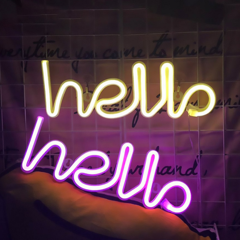 LED Tere Neoonsilt valgustähed Neoonkaunistustega lambipaneel pühade jõulupeo pulmatoa sisekujundus 2020 seinalamp