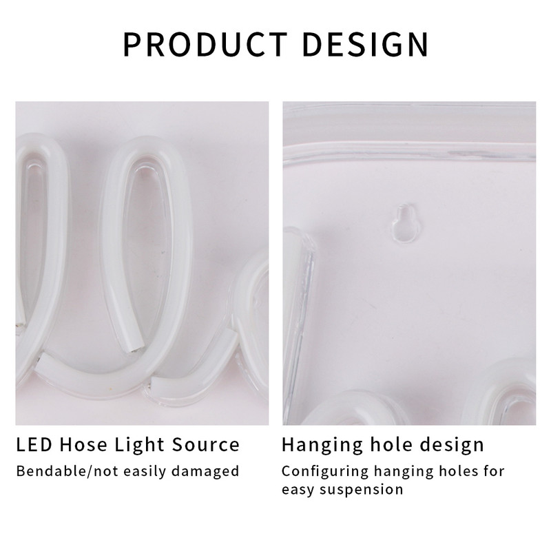 LED Tere Neoonsilt valgustähed Neoonkaunistustega lambipaneel pühade jõulupeo pulmatoa sisekujundus 2020 seinalamp