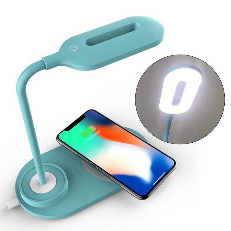 LED galda lampa salokāma aptumšojama pieskāriena galda lampa ar USB barošanu darbināma galda gaisma nakts pieskāriena aptumšošana pārnēsājama lampa Acu aizsardzības lampa