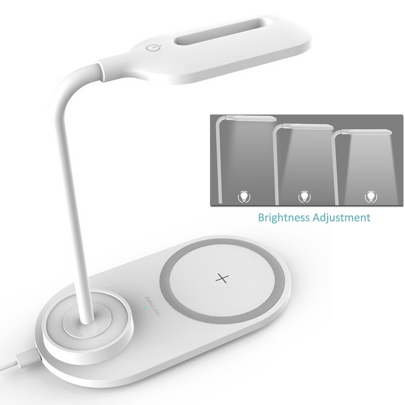 LED galda lampa salokāma aptumšojama pieskāriena galda lampa ar USB barošanu darbināma galda gaisma nakts pieskāriena aptumšošana pārnēsājama lampa Acu aizsardzības lampa