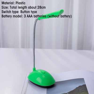 LED stalinė lempa miegamojo USB įkraunama trijų greičių pritemdoma skaitymo lempa Sulankstoma šviesa akių apsaugos studento stalinė lempa