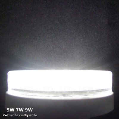 Gx53 LED izzólámpa szekrény alatti lámpatest 5W 7W 9W 12W 15W 18W Szekrénylámpa 85-265V Led Spotlámpa Hideg Meleg Fehér Puck Light