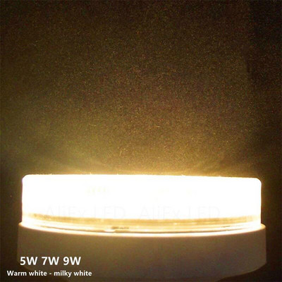 Gx53 LED izzólámpa szekrény alatti lámpatest 5W 7W 9W 12W 15W 18W Szekrénylámpa 85-265V Led Spotlámpa Hideg Meleg Fehér Puck Light