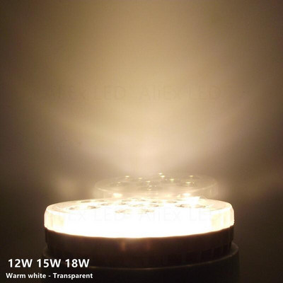 Gx53 LED izzólámpa szekrény alatti lámpatest 5W 7W 9W 12W 15W 18W Szekrénylámpa 85-265V Led Spotlámpa Hideg Meleg Fehér Puck Light