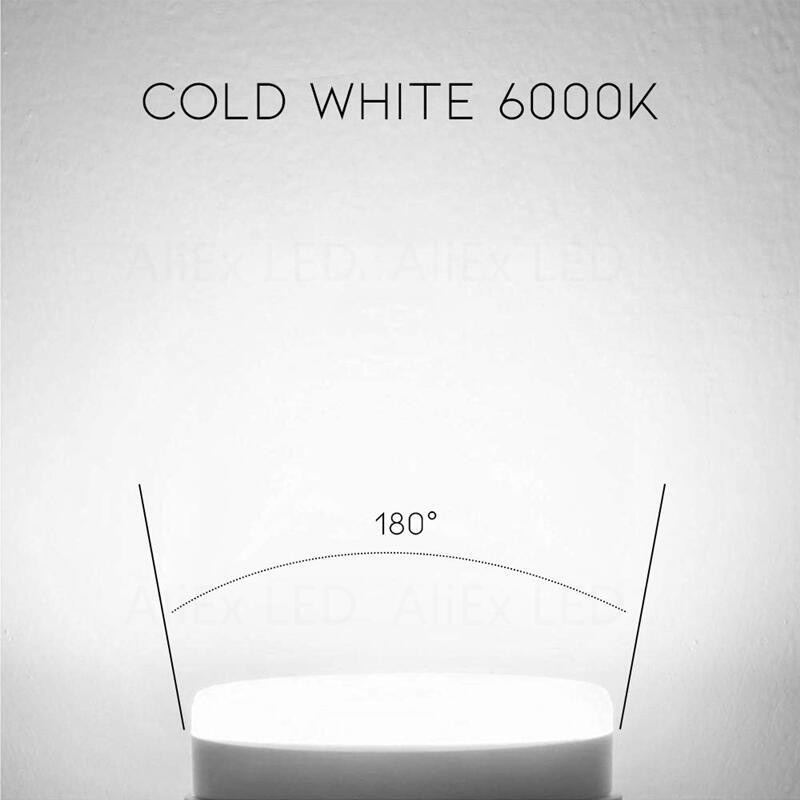 Gx53 LED izzólámpa szekrény alatti lámpatest 5W 7W 9W 12W 15W 18W Szekrénylámpa 85-265V Led Spotlámpa Hideg Meleg Fehér Puck Light