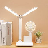 Összecsukható éjjeli lámpa, dupla fejű, 40 LED-es éjjeli lámpa Szemvédő Asztali lámpák Fokozatmentesen sötétedő asztali lámpa Éjszakai lámpa