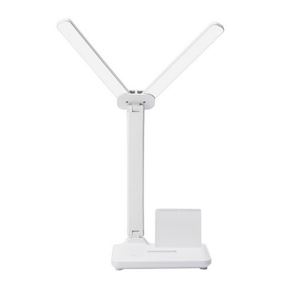 Összecsukható éjjeli lámpa, dupla fejű, 40 LED-es éjjeli lámpa Szemvédő Asztali lámpák Fokozatmentesen sötétedő asztali lámpa Éjszakai lámpa