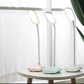 Lampă de birou portabilă creativă cu LED pentru protecția ochilor Încărcare USB 1200/2200mA Comutator tactil de reglare cu trei viteze Lumină de lectură de lucru de birou