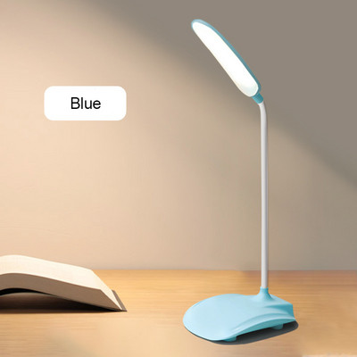 Lampă de birou portabilă creativă cu LED pentru protecția ochilor Încărcare USB 1200/2200mA Comutator tactil de reglare cu trei viteze Lumină de lectură de lucru de birou
