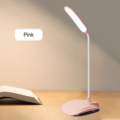 Lampă de birou portabilă creativă cu LED pentru protecția ochilor Încărcare USB 1200/2200mA Comutator tactil de reglare cu trei viteze Lumină de lectură de lucru de birou