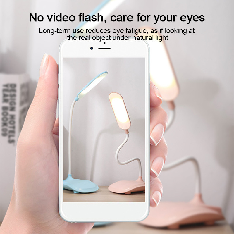 Lampă de birou portabilă creativă cu LED pentru protecția ochilor Încărcare USB 1200/2200mA Comutator tactil de reglare cu trei viteze Lumină de lectură de lucru de birou