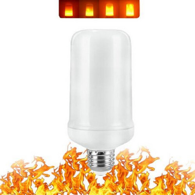 Φωτιστικό LED φλόγας E27 E26 E14 E12 Light Flame Bulb Effect Fire Flickering Emulation 3W 5W 7W 9W Διακοσμητικό AC85-265V