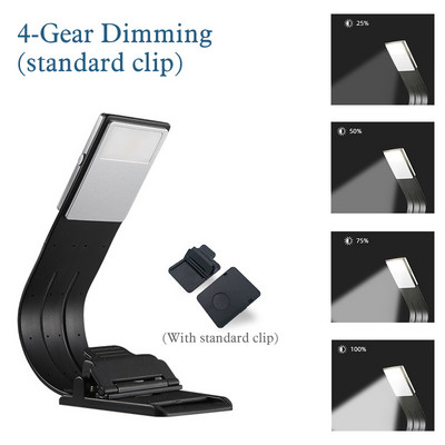 FLDJL LED lemputė knygų skaitymui Įkraunama LED lemputė knygai skaityti studentams Vaikų lovos skaitymo lempos Pažymėti stalinė lempa