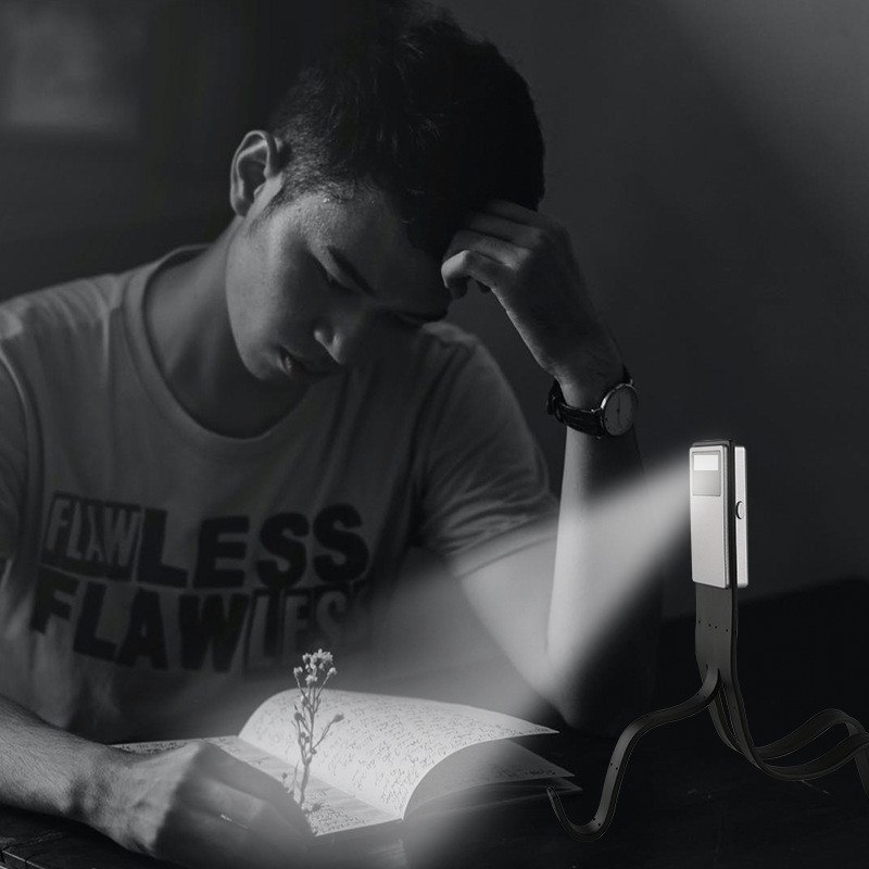 FLDJL LED lemputė knygų skaitymui Įkraunama LED lemputė knygai skaityti studentams Vaikų lovos skaitymo lempos Pažymėti stalinė lempa