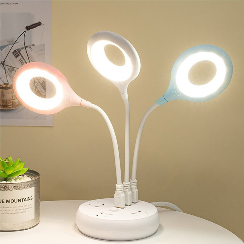 USB Led Light könyvolvasó lámpa Hordozható újratölthető lámpák Asztali lámpa tanuláshoz Erőteljes fali lámpa asztali éjszakai világításhoz