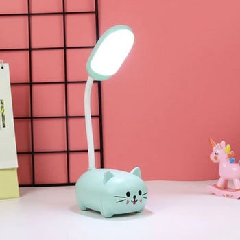 Νέο επιτραπέζιο φωτιστικό γραφείου LED Mini Cats Φωτιστικό γραφείου φοιτητικού υπνοδωματίου Φωτιστικό ανάγνωσης Προστατευτικό επιτραπέζιο φωτιστικό ματιών για διακόσμηση κρεβατοκάμαρας