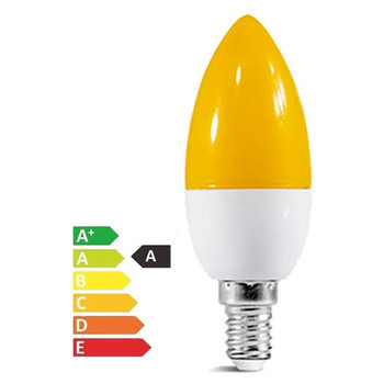 10 τμχ Πολύχρωμη λάμπα LED E14 3W RGB Led Bulb C35 Led Candle Light 5 Color SMD 2835 AC 220V Globe Bulb