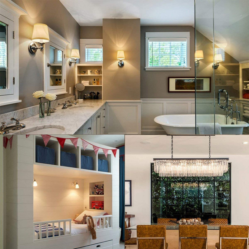 10db színes LED izzó E14 3W RGB Led Izzó C35 Led gyertyafény 5 Szín SMD 2835 AC 220V Zseblámpa Globe Izzó