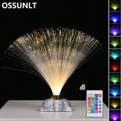 LED galda lampa RGB optiskās šķiedras nakts gaisma atmosfēras lampa guļamistabas galda lampas zvaigžņotās debesis kāzu ballīšu telpas dekoratīvās gaismas