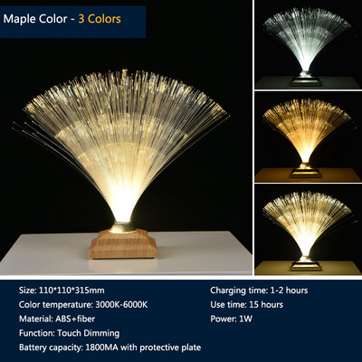 LED galda lampa RGB optiskās šķiedras nakts gaisma atmosfēras lampa guļamistabas galda lampas zvaigžņotās debesis kāzu ballīšu telpas dekoratīvās gaismas