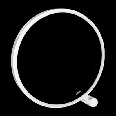 Lampă de masă cu LED Lampă circulară de birou pentru dormitor sufragerie Lumină de noptieră reglabilă