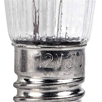 10бр. 3w топла светлина Стъклени крушки Заострени свещи E10 Led резервни крушки за осветителни тела Арка на свещи 12v 14v 34v Edison крушка #p3