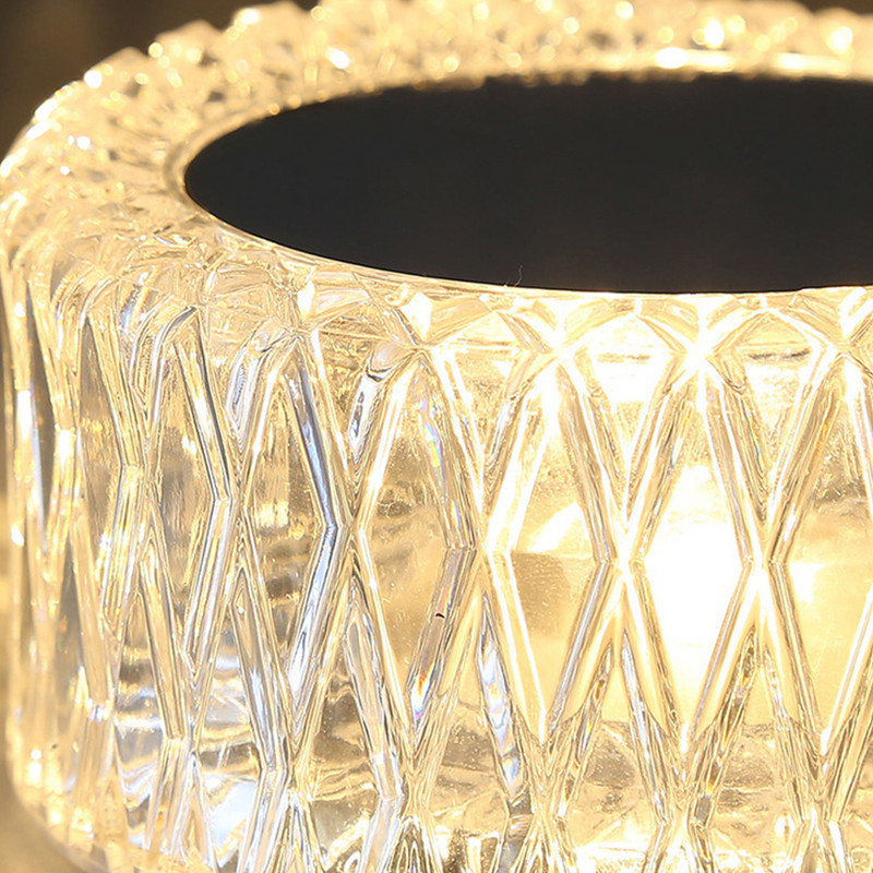 Puutetundliku hämardamisega kristallist laualamp RGB romantiline teemantlamp USB Creative Bird Nest Night Light kaasaskantav voodilamp koju/baari jaoks