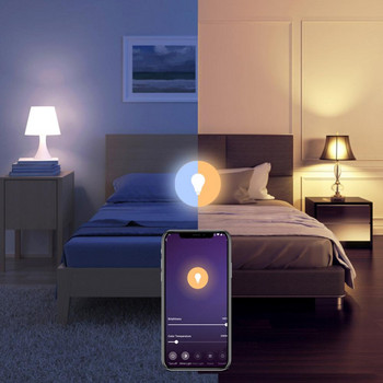 Έξυπνος λαμπτήρας CoRui WiFi με δυνατότητα ρύθμισης ψυχρού και ζεστού E27 E26 B22 Έξυπνος λαμπτήρας φωνής Εργασία με έξυπνο σπίτι Alexa Google Home
