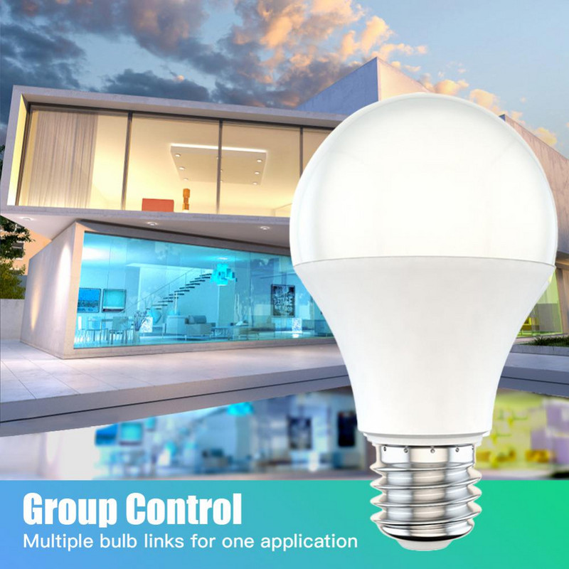 CoRui WiFi viedā spuldze, regulējama aukstā un siltā spuldze E27 E26 B22 viedā spuldze balss vadība. Darbs ar Alexa Google Home viedā māja