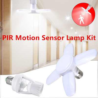 LED žarulja Lampe Ampula LED E27 110 220V Žarulja 28W Pametni daljinski upravljač Osvjetljenje senzora pokreta Lampa za kućnu funkciju mjerenja vremena