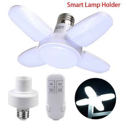 LED žarulja Lampe Ampula LED E27 110 220V Žarulja 28W Pametni daljinski upravljač Osvjetljenje senzora pokreta Lampa za kućnu funkciju mjerenja vremena