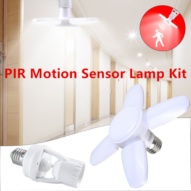 LED-pirnlambid Ampull LED E27 110 220V lambipirn 28W nutikas kaugjuhtimispult liikumisanduriga valgustuslamp koduseks ajastusfunktsiooniks