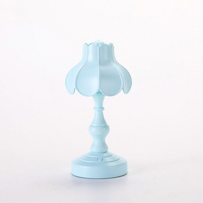 Decor veioza de masa, lampi de birou de noptiera cu port USB, iluminat de noptiera retro din plastic pentru dormitor living, 2W