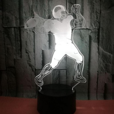 Forró kreatív ajándékok balett 3d kis asztali lámpák nappaliba színes USB 3d kis olvasó éjjeli asztali lámpa