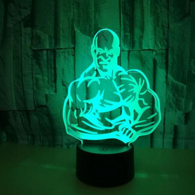 Forró kreatív ajándékok balett 3d kis asztali lámpák nappaliba színes USB 3d kis olvasó éjjeli asztali lámpa