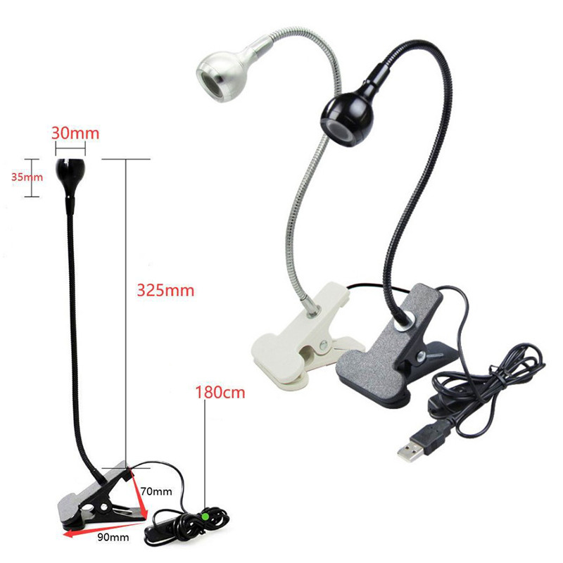 LED ultravioletās gaismas piespraužama, elastīga metāla caurule UV lampa USB Mini UV želejveida cietēšanas gaismā galda lampa nagu žāvētājs priekš DIY nagu mākslas darbiem