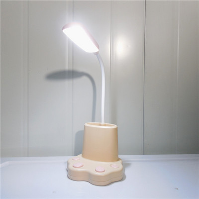 Pliiatsihoidja Led laualamp Armas magamistuba Ühiselamu Õppimine Öövalgusti Kontor Elutuba Lugemisvalgustid Lastele Kingitus Laetav