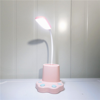 Pliiatsihoidja Led laualamp Armas magamistuba Ühiselamu Õppimine Öövalgusti Kontor Elutuba Lugemisvalgustid Lastele Kingitus Laetav