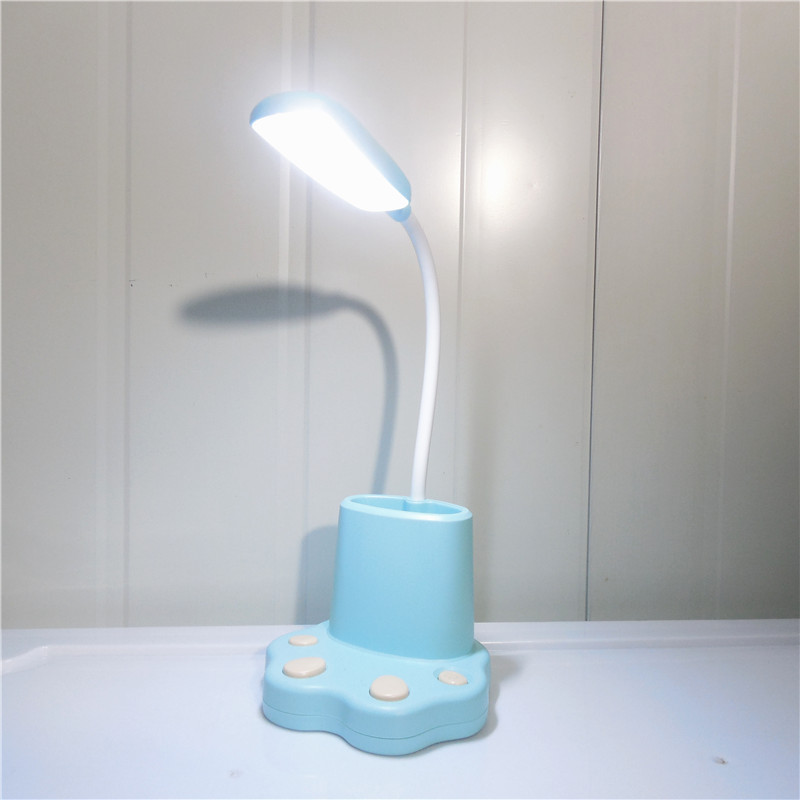 Pliiatsihoidja Led laualamp Armas magamistuba Ühiselamu Õppimine Öövalgusti Kontor Elutuba Lugemisvalgustid Lastele Kingitus Laetav