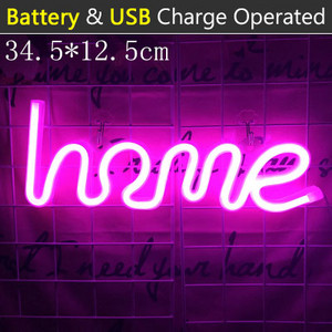 LED Kodu Neoon Sõnasilt Neoontähed Valguskunst Dekoratiivvalgustid Seinakaunistus lastele Beebitoa jõulupulmapidu