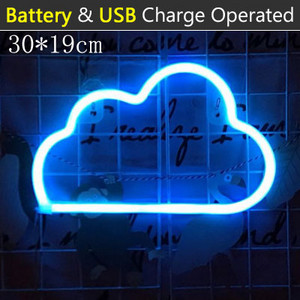 LED Kodu Neoon Sõnasilt Neoontähed Valguskunst Dekoratiivvalgustid Seinakaunistus lastele Beebitoa jõulupulmapidu