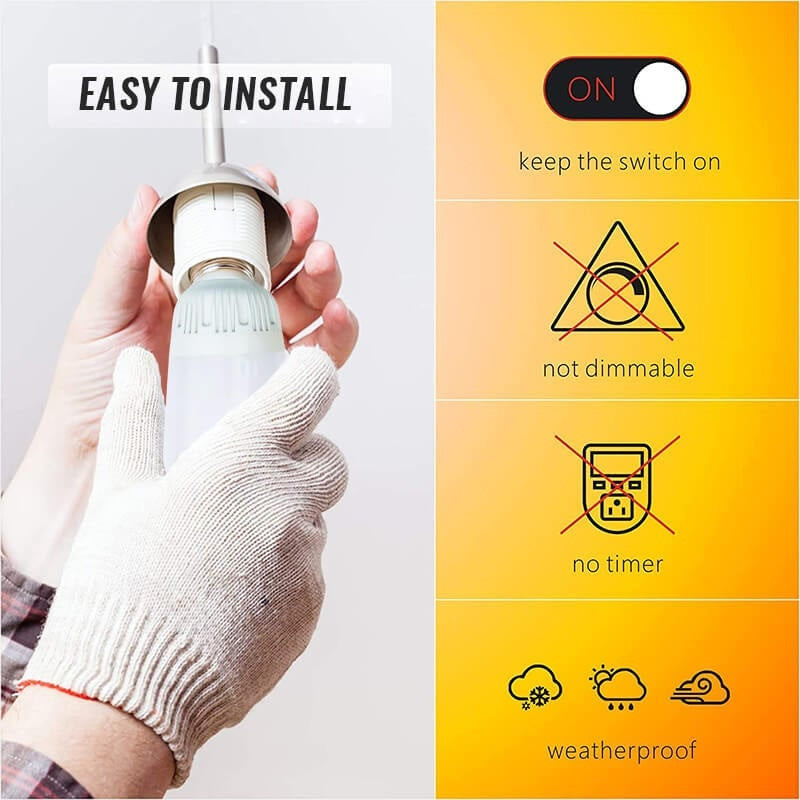 Lampă cu LED cu senzor de mișcare automată 220 V Lampă cu economie de energie Pornire/oprire automată Lumină cu bec LED Lumini cu detector de mișcare a corpului uman sensibil